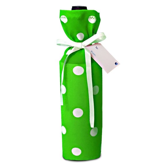 NEW - Wine/Spirit Gift Wrapping Sets - Reusable, incl. gift tag and bow -Set of4 - Picture 2 of 3